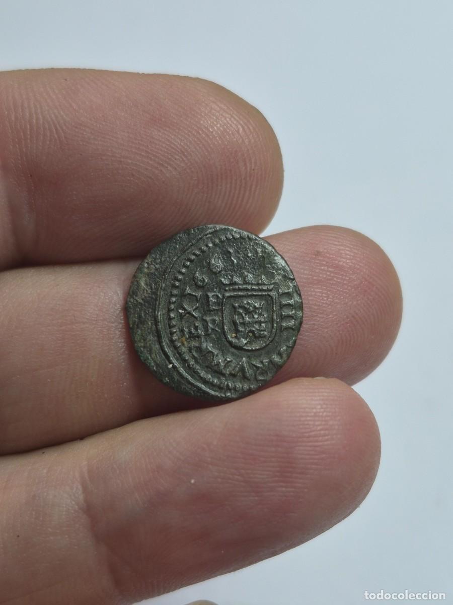 Monedas de Espa&ntilde;a: NT/ FELIPE IV 4 MARAVEDIES 1663 BURGOS (E1417) - Foto 2