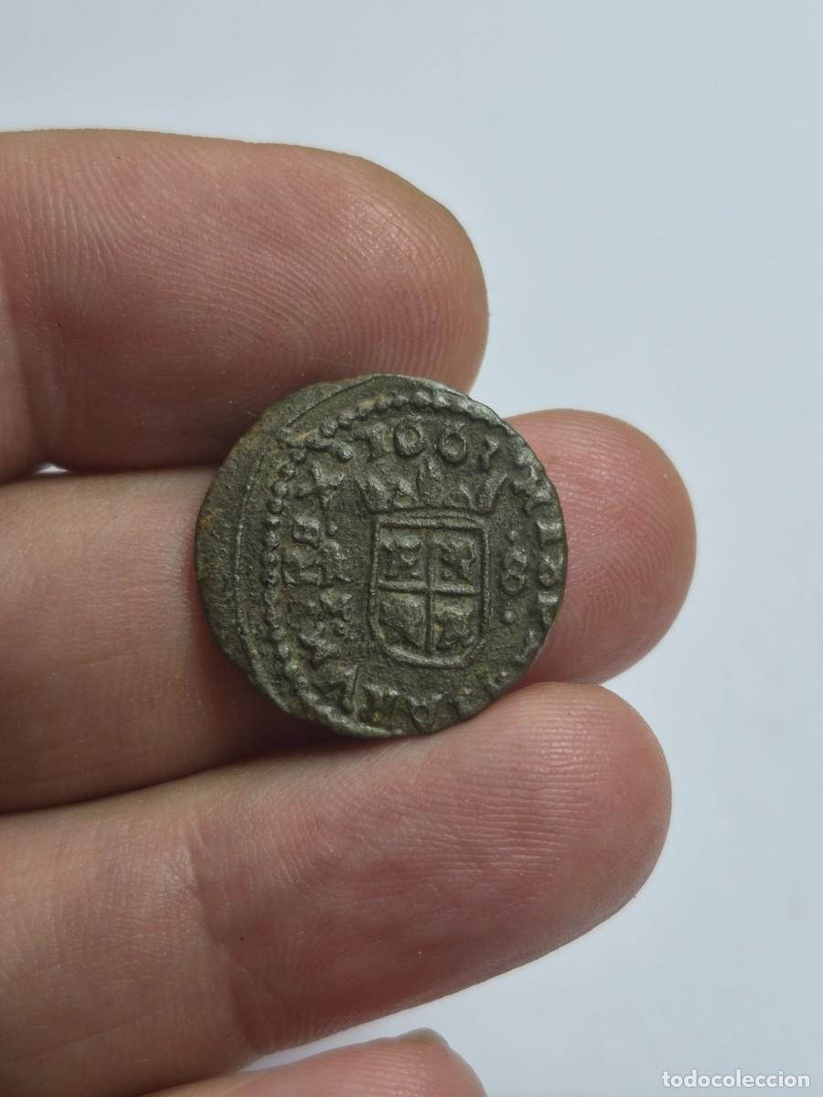 Monedas de Espa&ntilde;a: NT/ FELIPE IV 8 MARAVEDIES 1663 TRUJILLO (E1418) - Foto 2