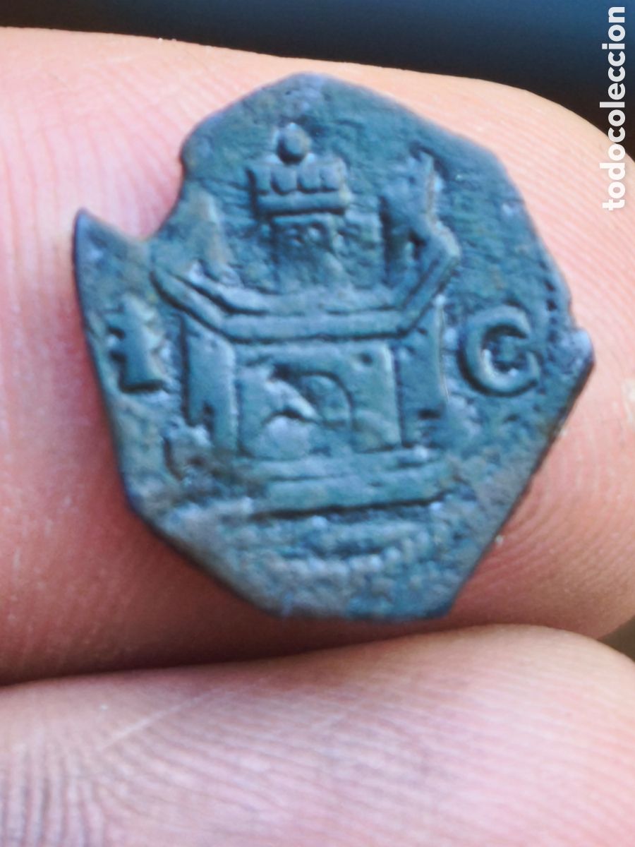 Monedas de Espa&ntilde;a: Felipe II blanca de Cuenca maraved&iacute; C - Foto 2