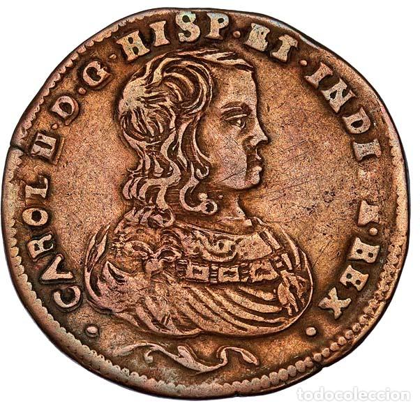 Monedas de Espa&ntilde;a: Carlos II Rey de Espa&ntilde;a Pa&iacute;ses Bajos espa&ntilde;oles B&eacute;lgica Brabante Imperio 1671