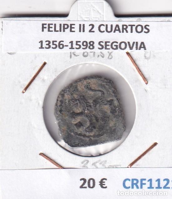 Monedas de Espa&ntilde;a: CRF1121 MONEDA ESPA&Ntilde;A FELIPE II 2 CUARTOS 1356-1598 SEGOVIA