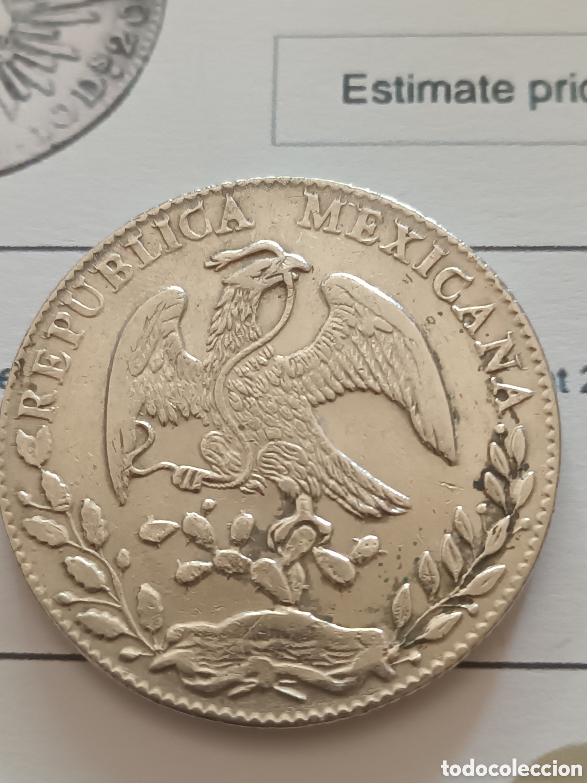 Monedas de Espa&ntilde;a: MONEDA DE PLATA 8 REALES REP&Uacute;BLICA MEXICANA A&Ntilde;O 1879 CECA DE GUANAJUATO
