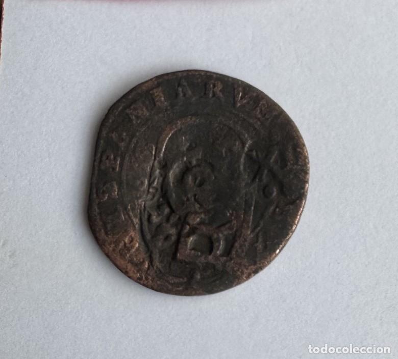 Monedas de Espa&ntilde;a: 16 Maraved&iacute;s de Felipe IV - 1661-1664 - Cobre - Acu&ntilde;aci&oacute;n a Molino (28 mm)