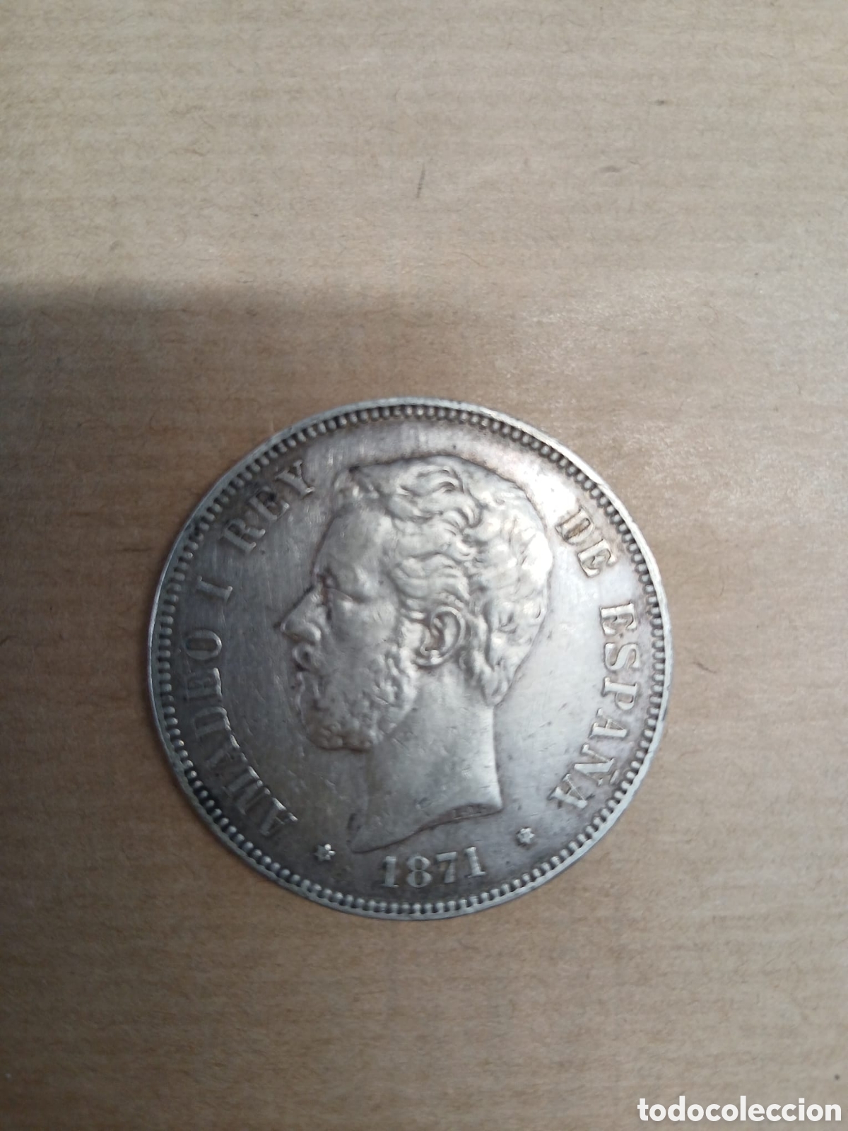 Monedas de Espa&ntilde;a: 5 PESETAS AMADEO I ESPA&Ntilde;A 1870* 71