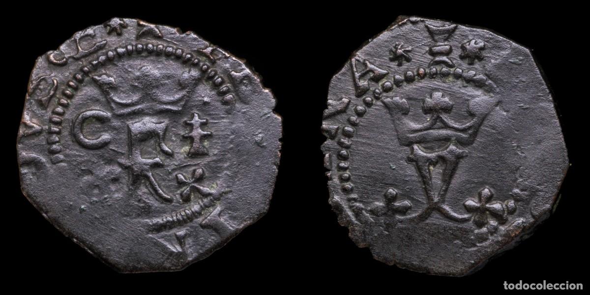 Monedas de Espa&ntilde;a: Blanca Catholic Kings, Cuenca Mint - 17 mm / 1,14 gr.