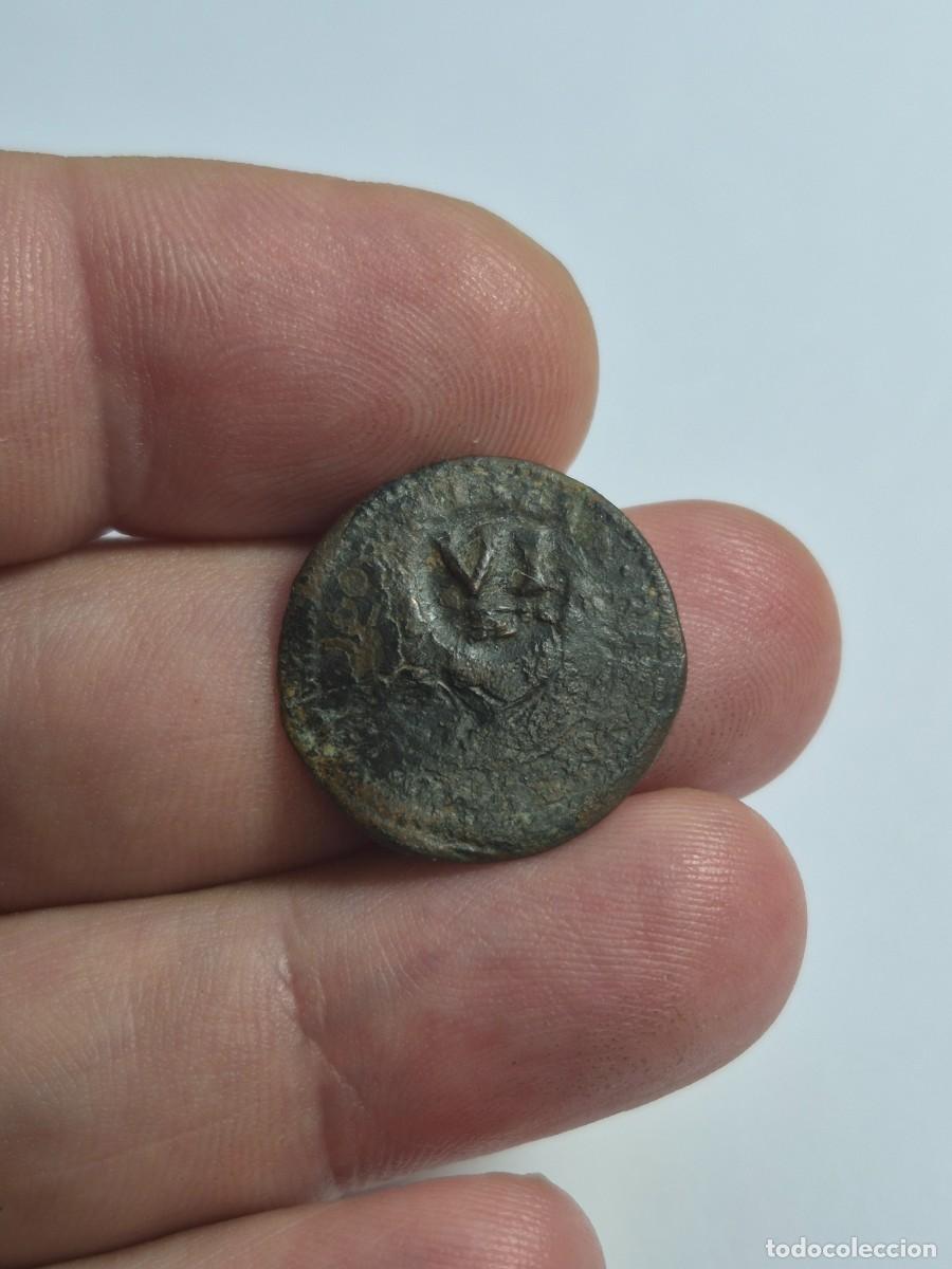 Monedas de Espa&ntilde;a: NT / RESELLO VI MARAVEDIES 1636 MADRID SOBRE 2 MARAVEDIES 1601 OMNIUM (E1421)