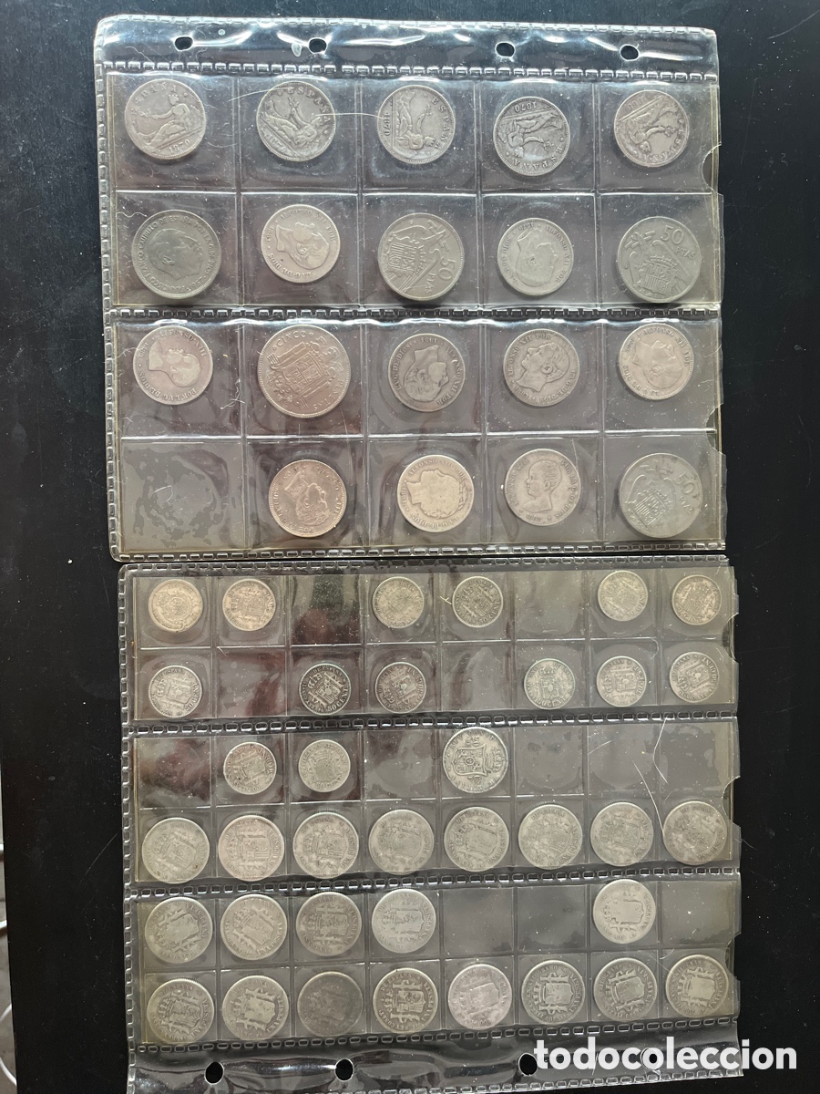 Monedas de Espa&ntilde;a: Lote monedas espa&ntilde;a sin calificar en estuche - Foto 2