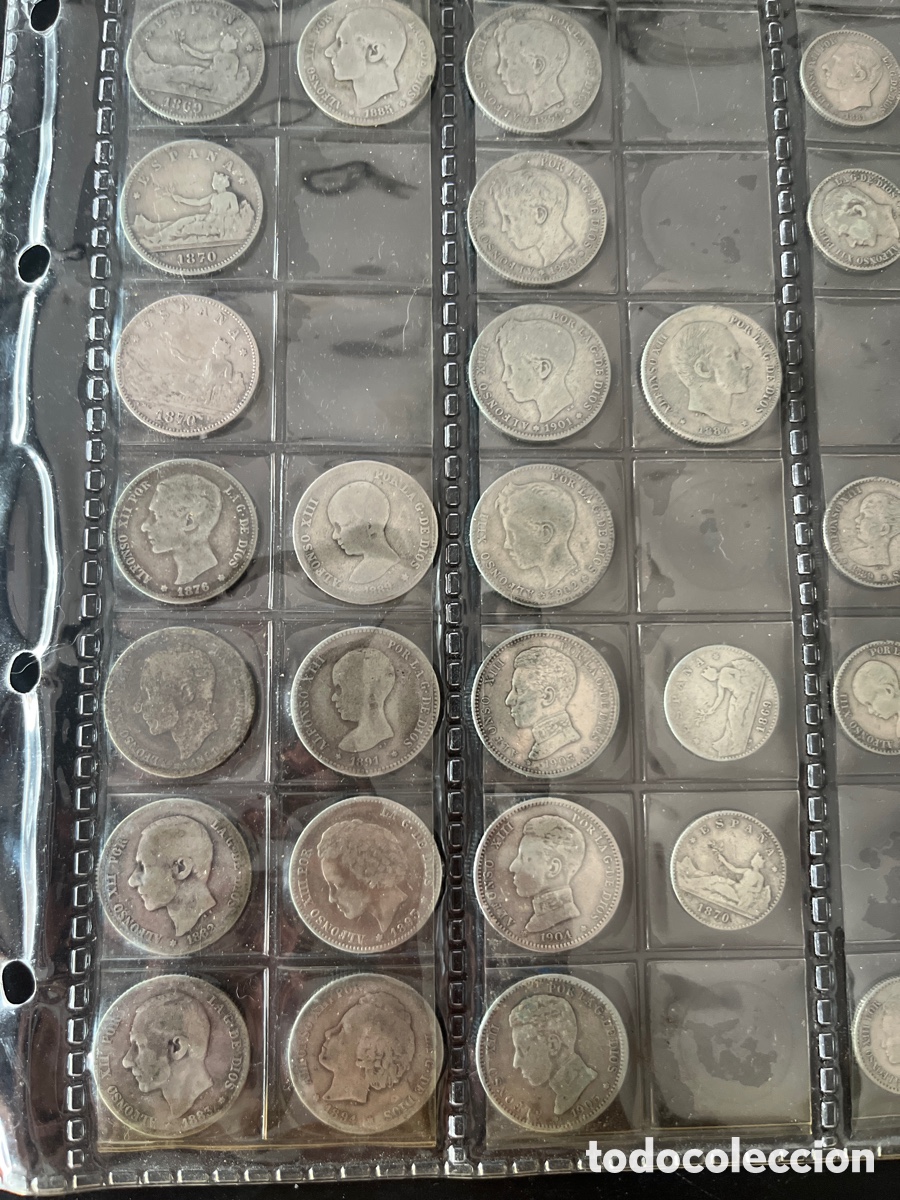 Monedas de Espa&ntilde;a: Lote monedas espa&ntilde;a sin calificar en estuche - Foto 4