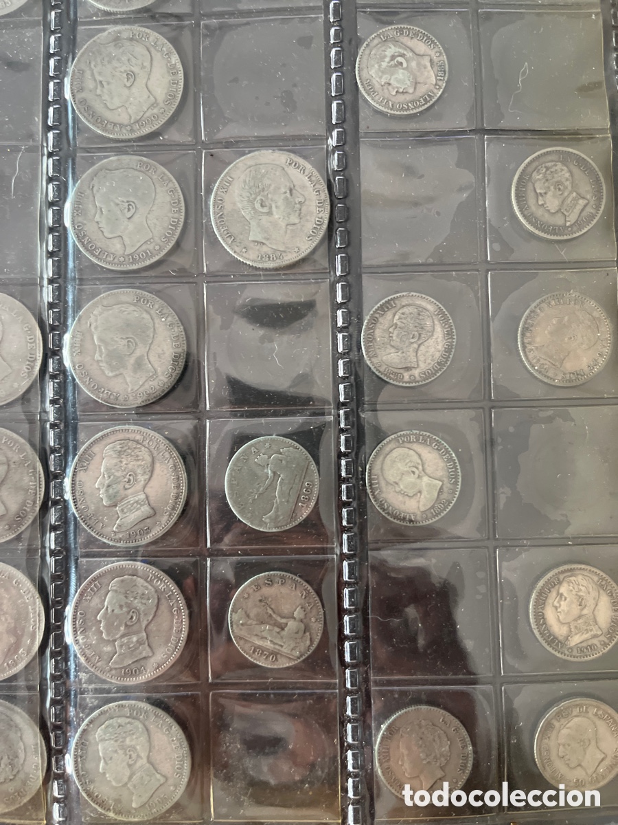 Monedas de Espa&ntilde;a: Lote monedas espa&ntilde;a sin calificar en estuche - Foto 5