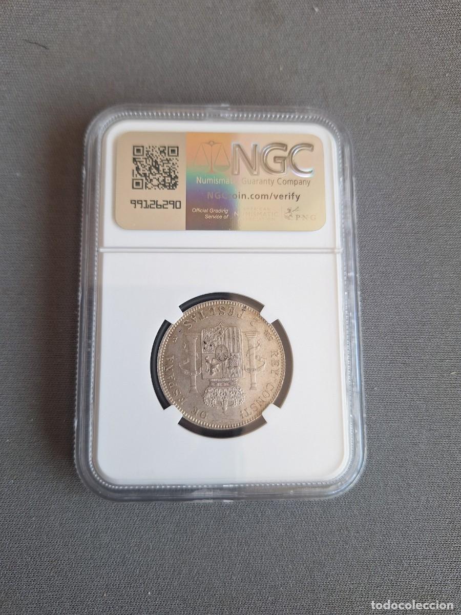 Monedas de Espa&ntilde;a: 2 pesetas 1905 Alfonso XIII - Foto 2