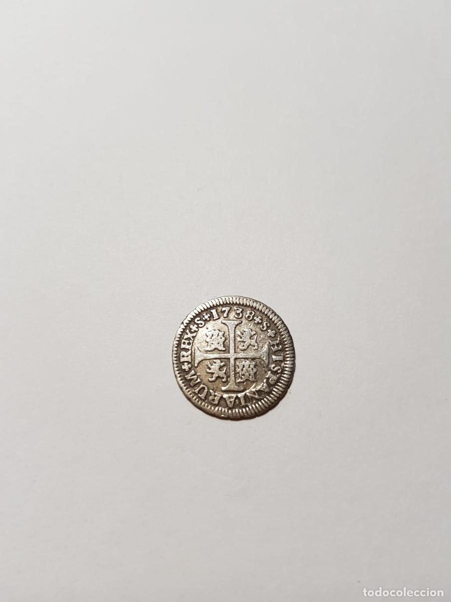 Monedas de Espa&ntilde;a: FELIEP V- 1/2 REAL-1738-SEVILLA-PJ
