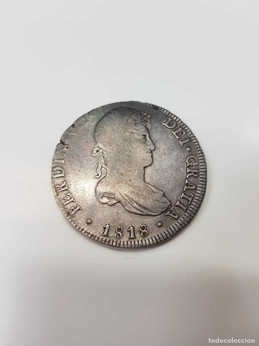 Monedas de Espa&ntilde;a: ESPA&Ntilde;A-FERNANDO VII- 8 REALES-1818-LIMA JP