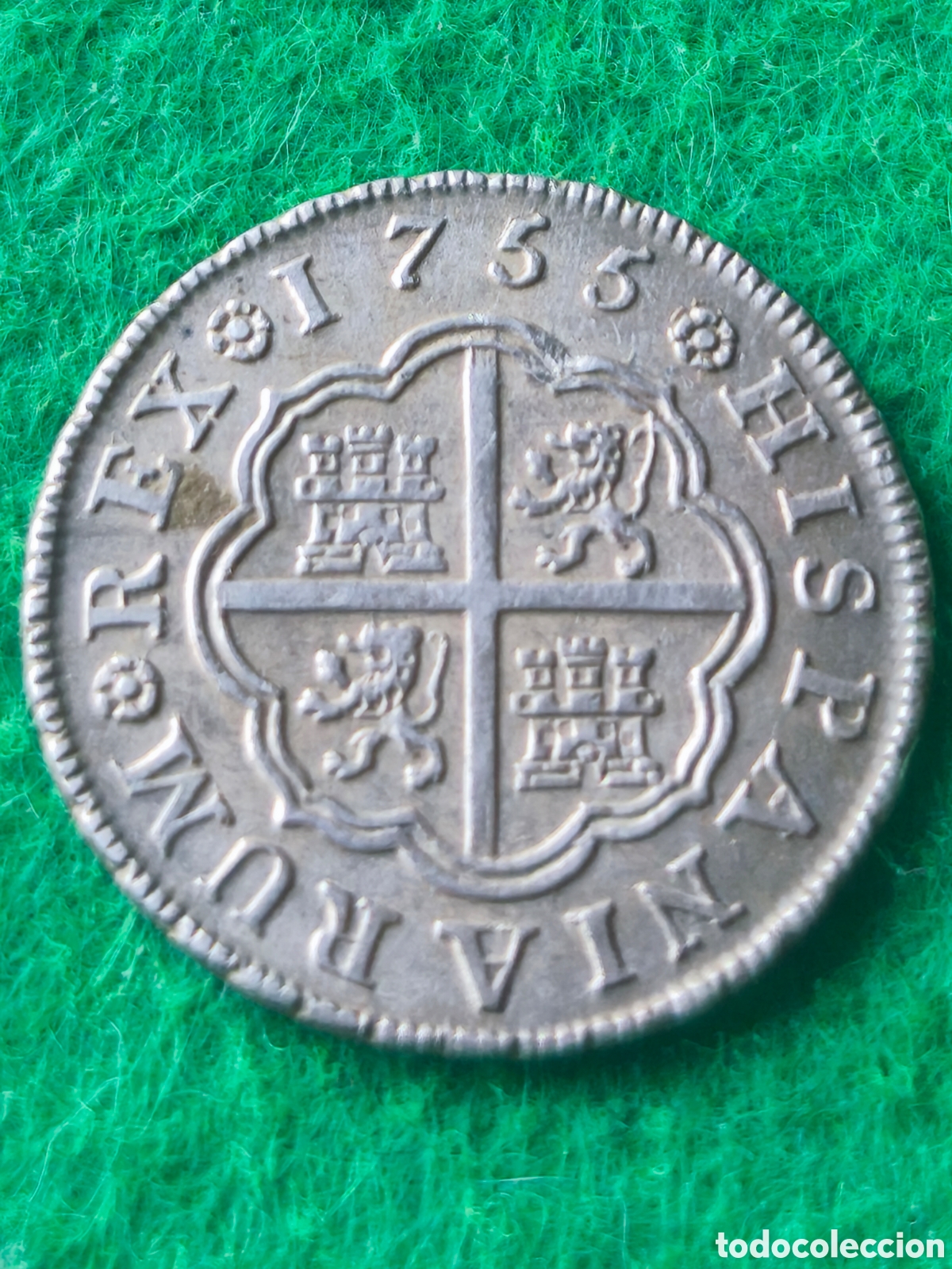 Monedas de Espa&ntilde;a: Fernando VI 1755 1 real Madrid plata EBC+