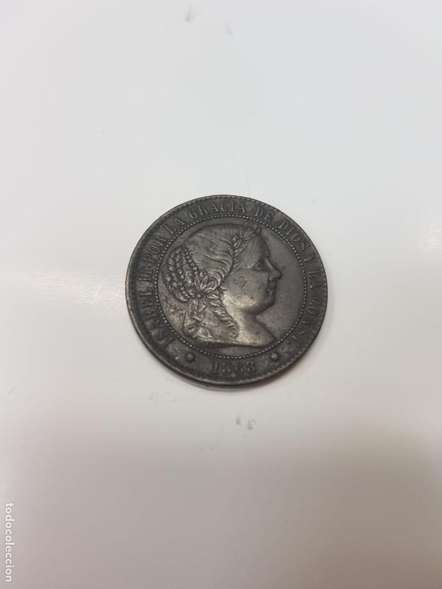 Monedas de Espa&ntilde;a: ESPA&Ntilde;A-ISABEL II-2,1/2 CENTIMO DE ESCUDO-1868-BARCELONA