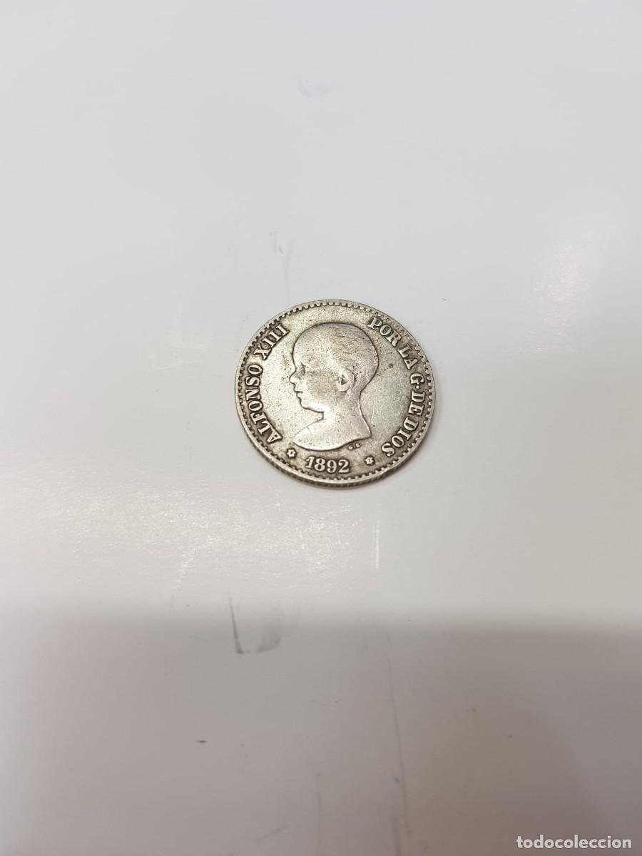Monedas de Espa&ntilde;a: ESPA&Ntilde;A-ALFONSO XIII- 50 CENTIMOS-1892*9-2 PGM
