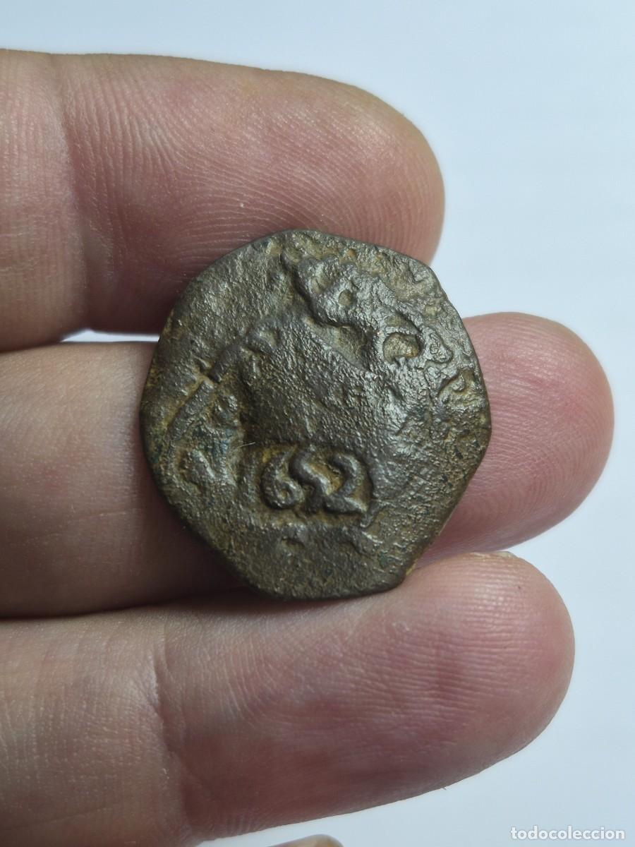 Monedas de Espa&ntilde;a: NT/ FELIPE IV VARIOS RESELLOS SOBRE 8 MARAVEDIES A MARTILLO VALLADOLID (E1434)