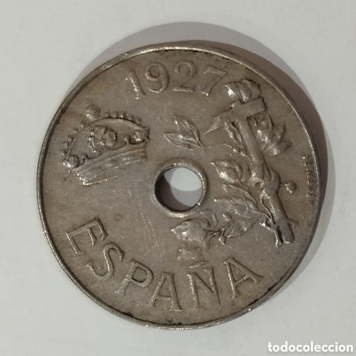 Monedas de Espa&ntilde;a: MONEDA 25 CENTIMOS 1927 ESPA&Ntilde;A ALFONSO XIII BUEN ESTADO