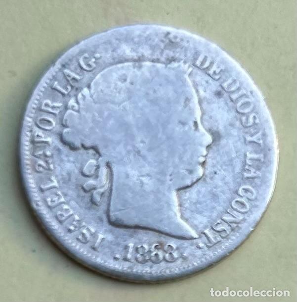 Monedas de Espa&ntilde;a: ESPA&Ntilde;A - 10 CENTIMOS 1868 5* ISABEL II - PLATA - RC-