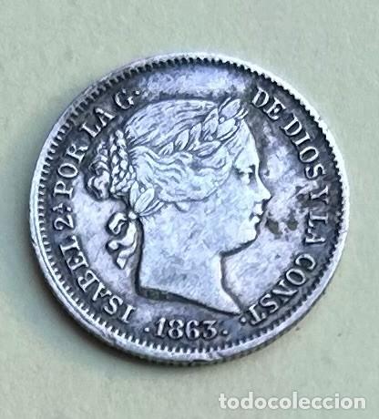 Monedas de Espa&ntilde;a: ESPA&Ntilde;A - 1 REAL 1863 *7 PLATA - ISABEL II - RC-