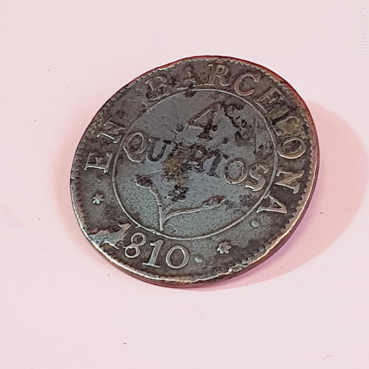 Monedas de Espa&ntilde;a: MONEDA DE ESPA&Ntilde;A-4 QUARTOS-BARCELONA-1810-29 mm.D-. - Foto 10