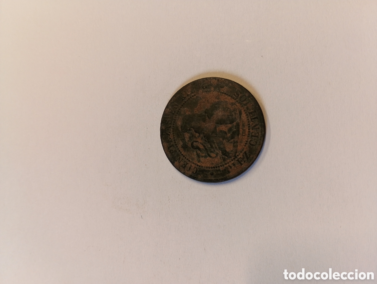Monedas de Espa&ntilde;a: MONEDA 10 C&Eacute;NTIMOS DE PESETA 1870 GOBIERNO PROVISIONAL