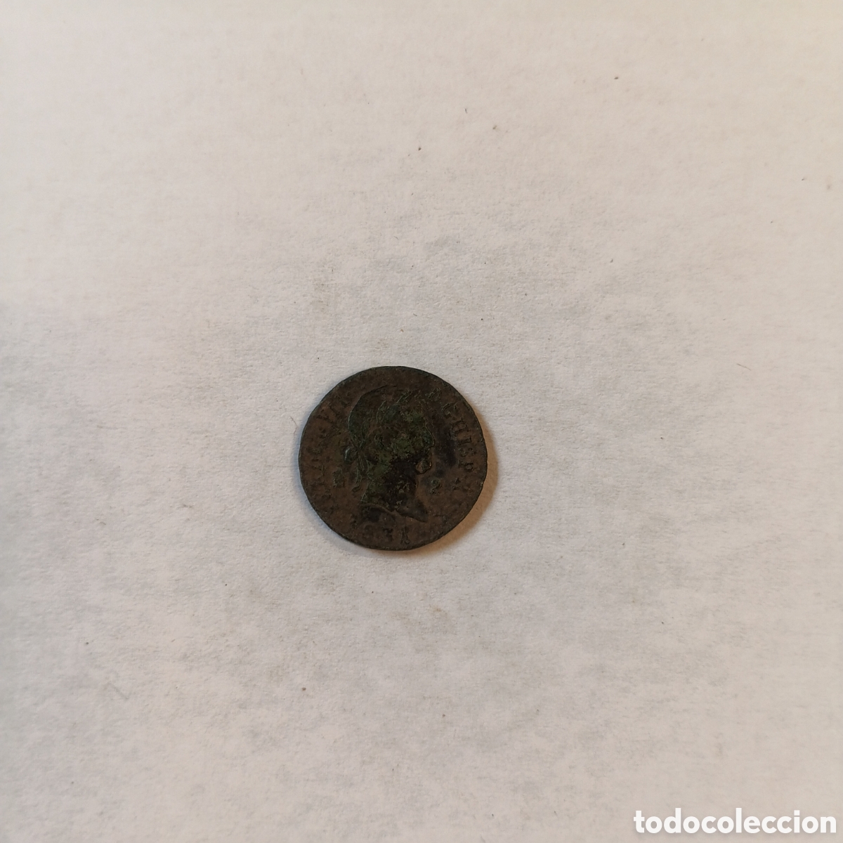 Monedas de Espa&ntilde;a: MONEDA COBRE MARAVED&Iacute; REINADO FERNANDO VII