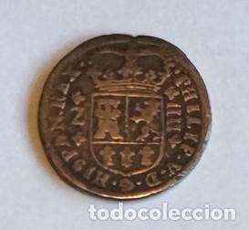 Monedas de Espa&ntilde;a: 4 MARAVED&Iacute;S - FELIPE V - CECA ZARAGOZA - A&Ntilde;O 1720