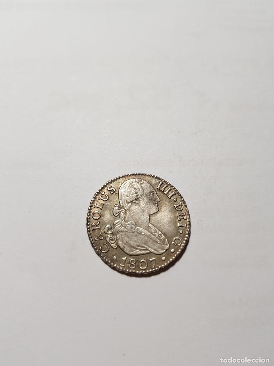 Monedas de Espa&ntilde;a: CARLOS IV-2 REALES-1807-SEVILLA-CN