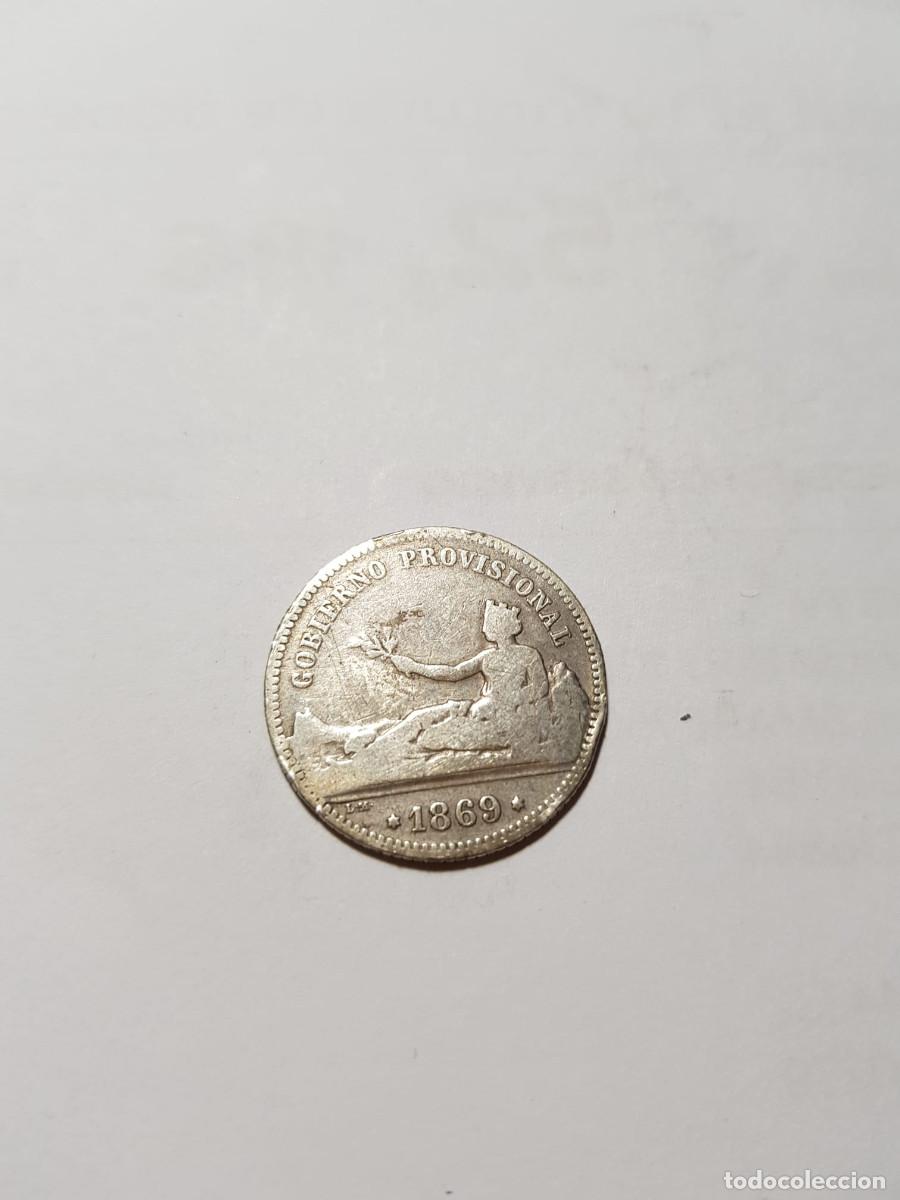 Monedas de Espa&ntilde;a: ESPA&Ntilde;A-GOBIERNO PROVISIONAL-1 PESETA-1869-SNM