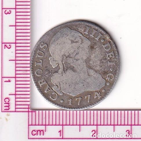 Monedas de Espa&ntilde;a: CRF1722 MONEDA ESPA&Ntilde;A 2 REALES CARLOS III 1774 MADRID PJ PLATA