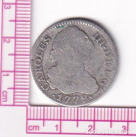 Moedas de Espanha: CRF1731 MONEDA ESPA&Ntilde;A 2 REALES CARLOS III 1779 MADRID PJ PLATA