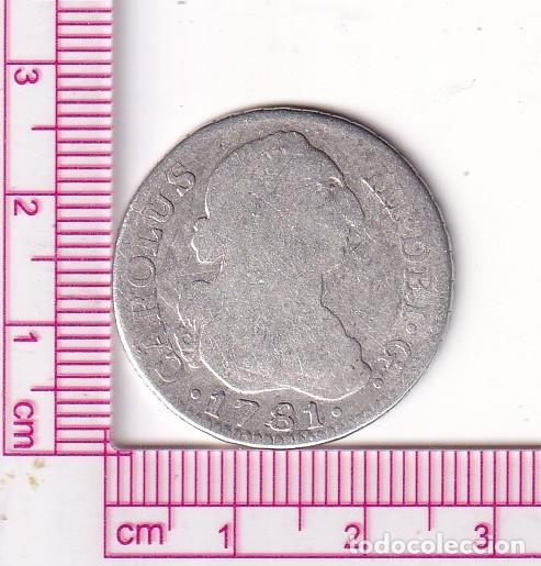 Moedas de Espanha: CRF1734 MONEDA ESPA&Ntilde;A 2 REALES CARLOS III 1781 MADRID PJ PLATA
