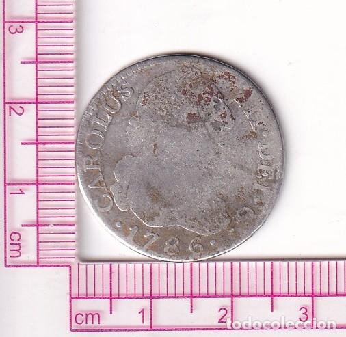 Monedas de Espa&ntilde;a: CRF1742 MONEDA ESPA&Ntilde;A 2 REALES CARLOS III 1786 MADRID DV PLATA