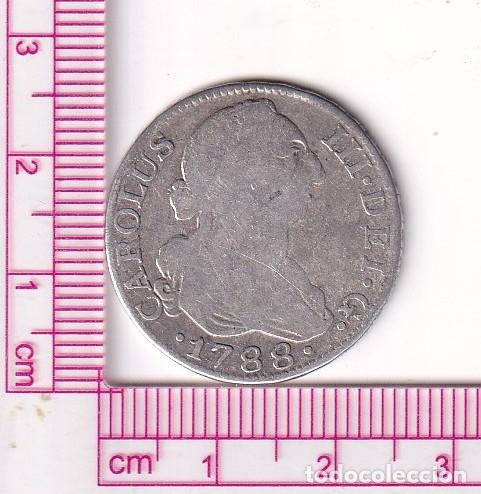 Monedas de Espa&ntilde;a: CRF1746 MONEDA ESPA&Ntilde;A 2 REALES CARLOS III 1788 MADRID M PLATA