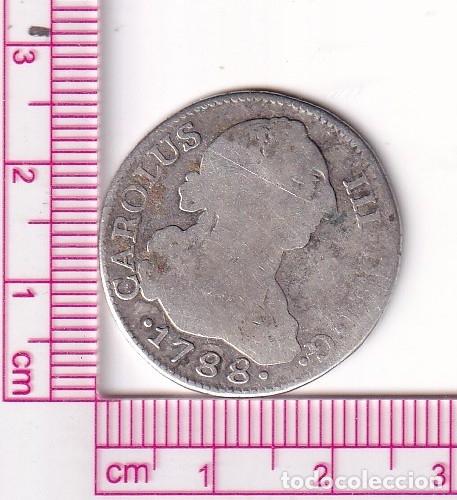 Monedas de Espa&ntilde;a: CRF1756 MONEDA ESPA&Ntilde;A 2 REALES CARLOS III 1788 MADRID M PLATA