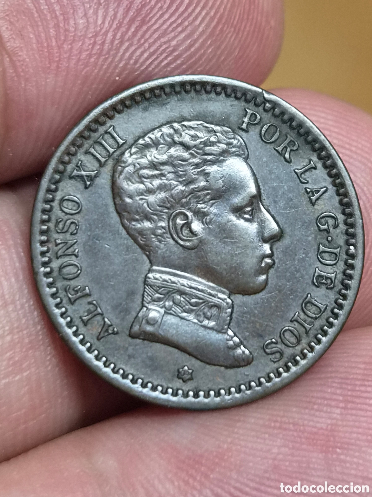 Moedas de Espanha: Alfonso XIII 2 centimos 1904 *04