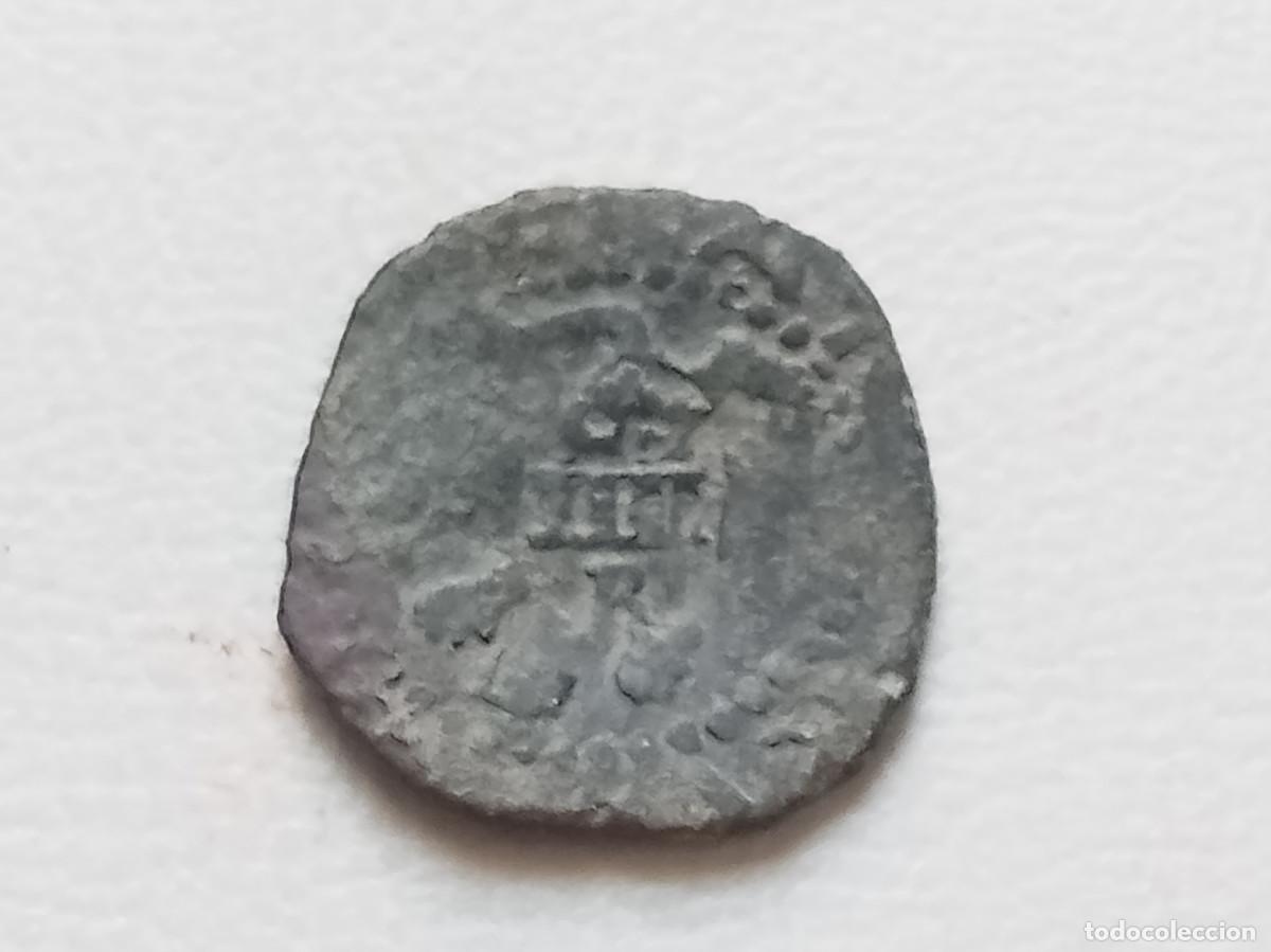 Monedas de Espa&ntilde;a: FELIPE II 2 MARAVED&Iacute;S SEGOVIA D RESELLADOS A IIII MARAVED&Iacute;S BURGOS (1603)