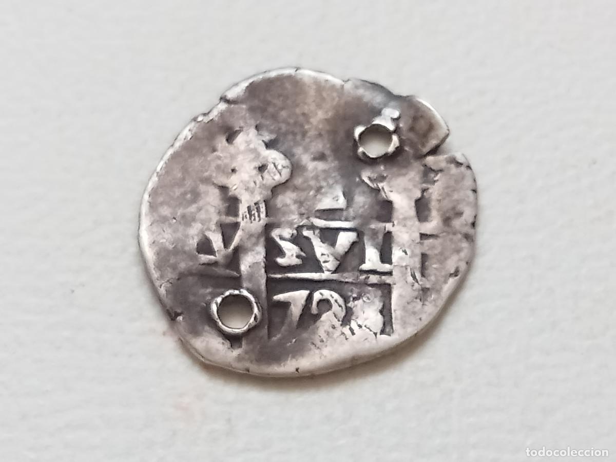 Monedas de Espa&ntilde;a: FELIPE V 1 REAL PLATA (LIMA) (N) 1728 DOBLE AGUJERO BC+