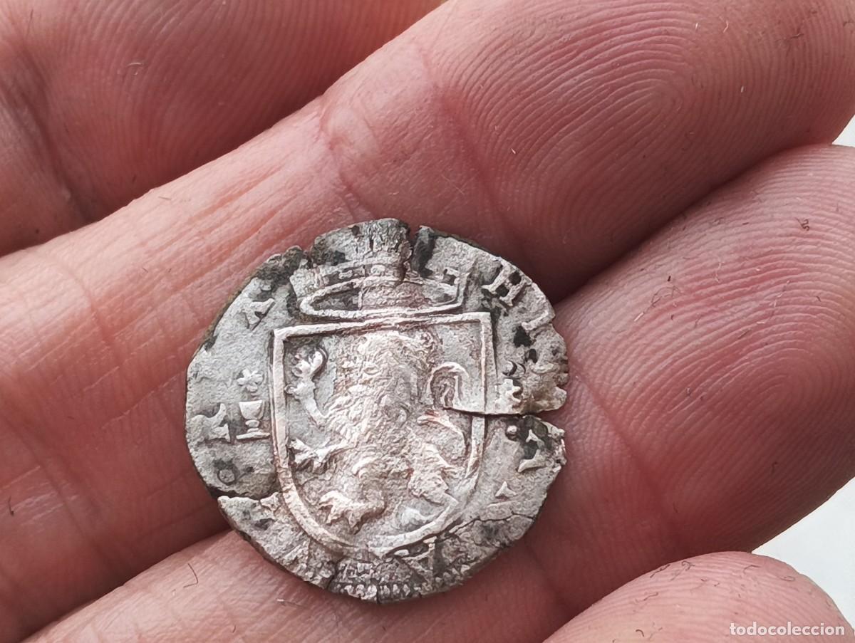 Monedas de Espa&ntilde;a: Cuartillo vell&oacute;n rico Cuenca Felipe II