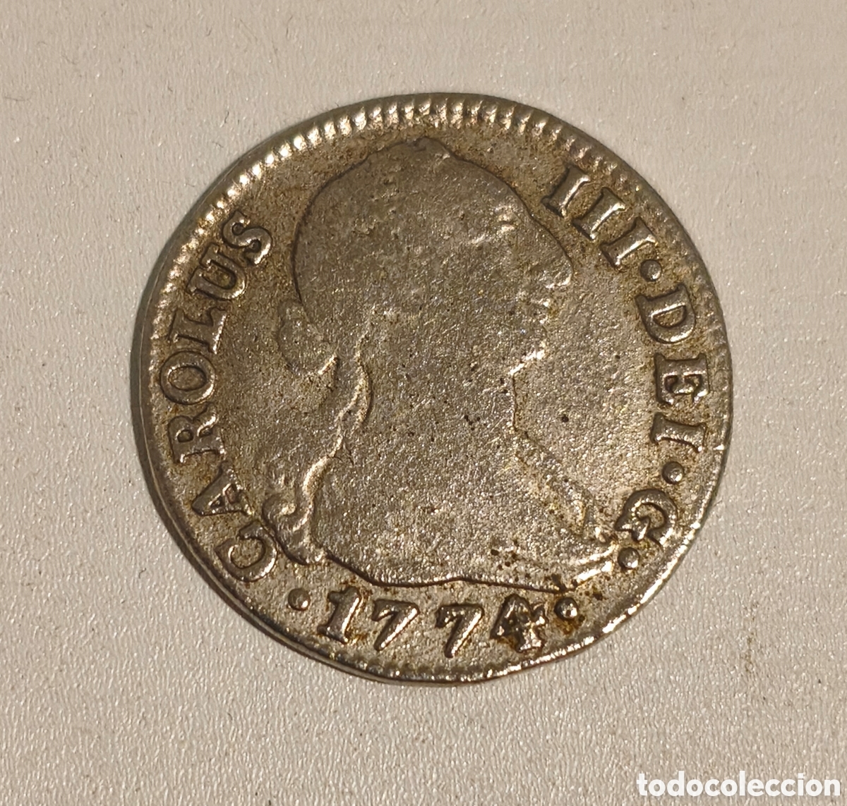 Monedas de Espa&ntilde;a: 2 REALES 1774 M PJ PLATA