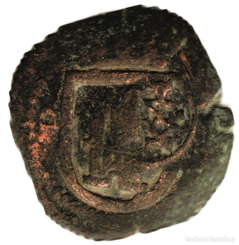 Monedas de Espa&ntilde;a: 8 Maraved&iacute;s - Contramarca de Felipe IV 1641 ceca Trujillo