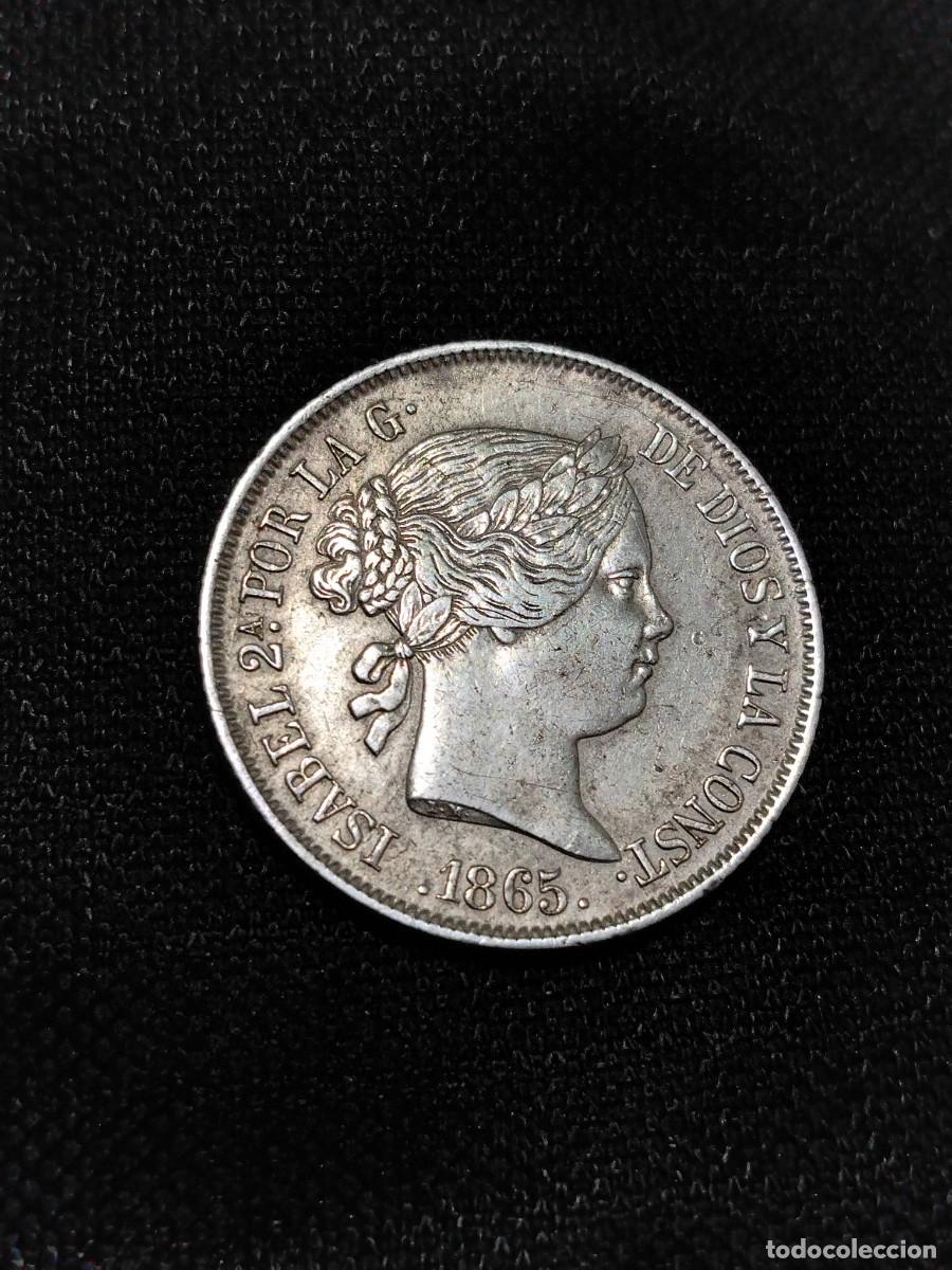 Monedas de Espa&ntilde;a: EBC Sevilla Isabel II 40 c&eacute;ntimos de escudo 1865