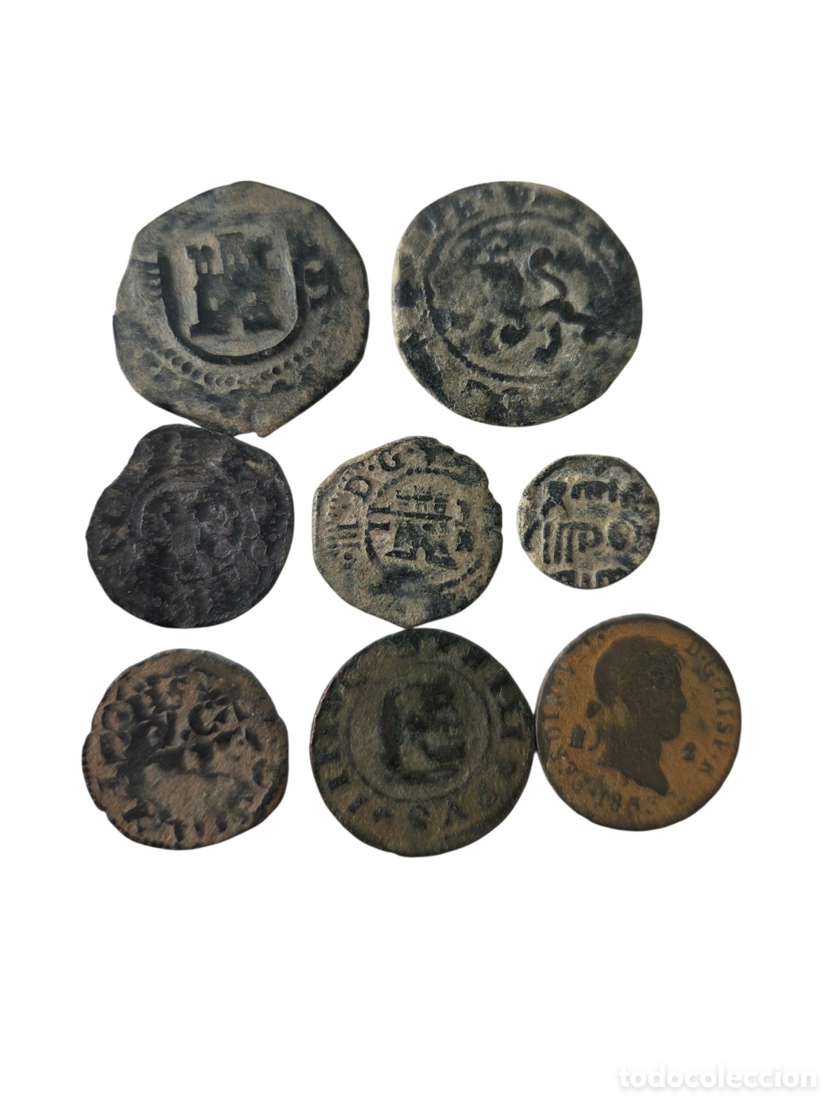 Monedas de Espa&ntilde;a: Lote de 8 Monedas Espa&ntilde;olas