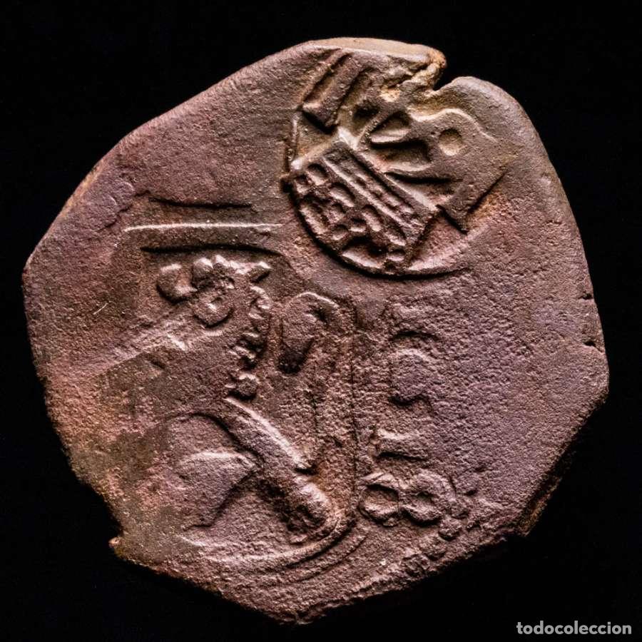 Monedas de Espa&ntilde;a: Felipe IV 8 Maraved&iacute;s, Burgos - 1618, resellada en 1641 (Valladolid)