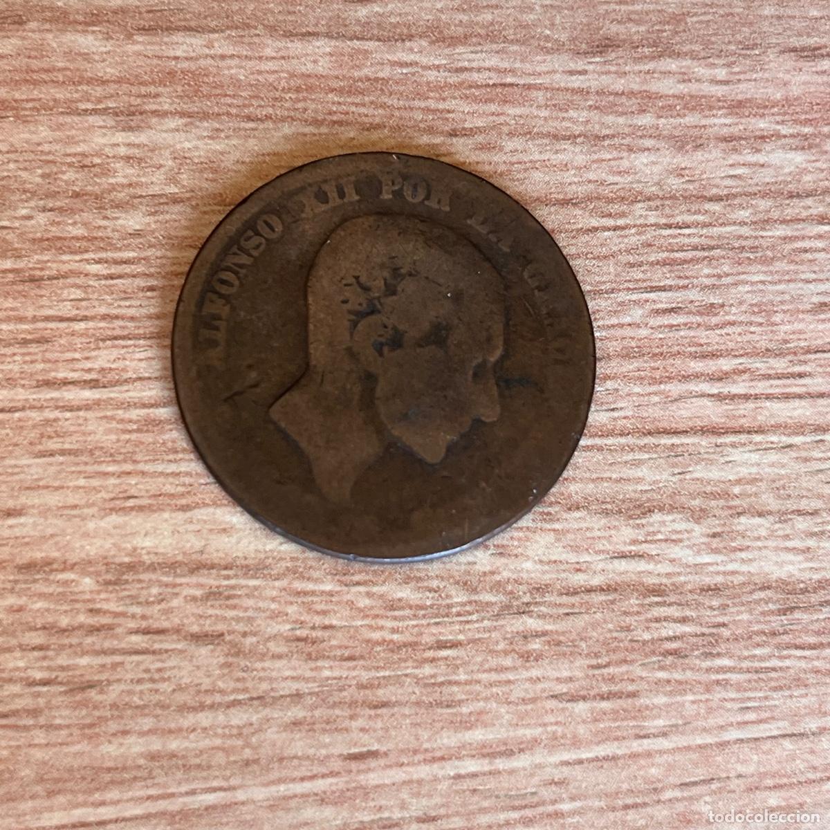 Monedas de Espa&ntilde;a: MONEDA DE 10 C&Eacute;NTIMOS DE PESETA ALFONSO XII - Foto 6