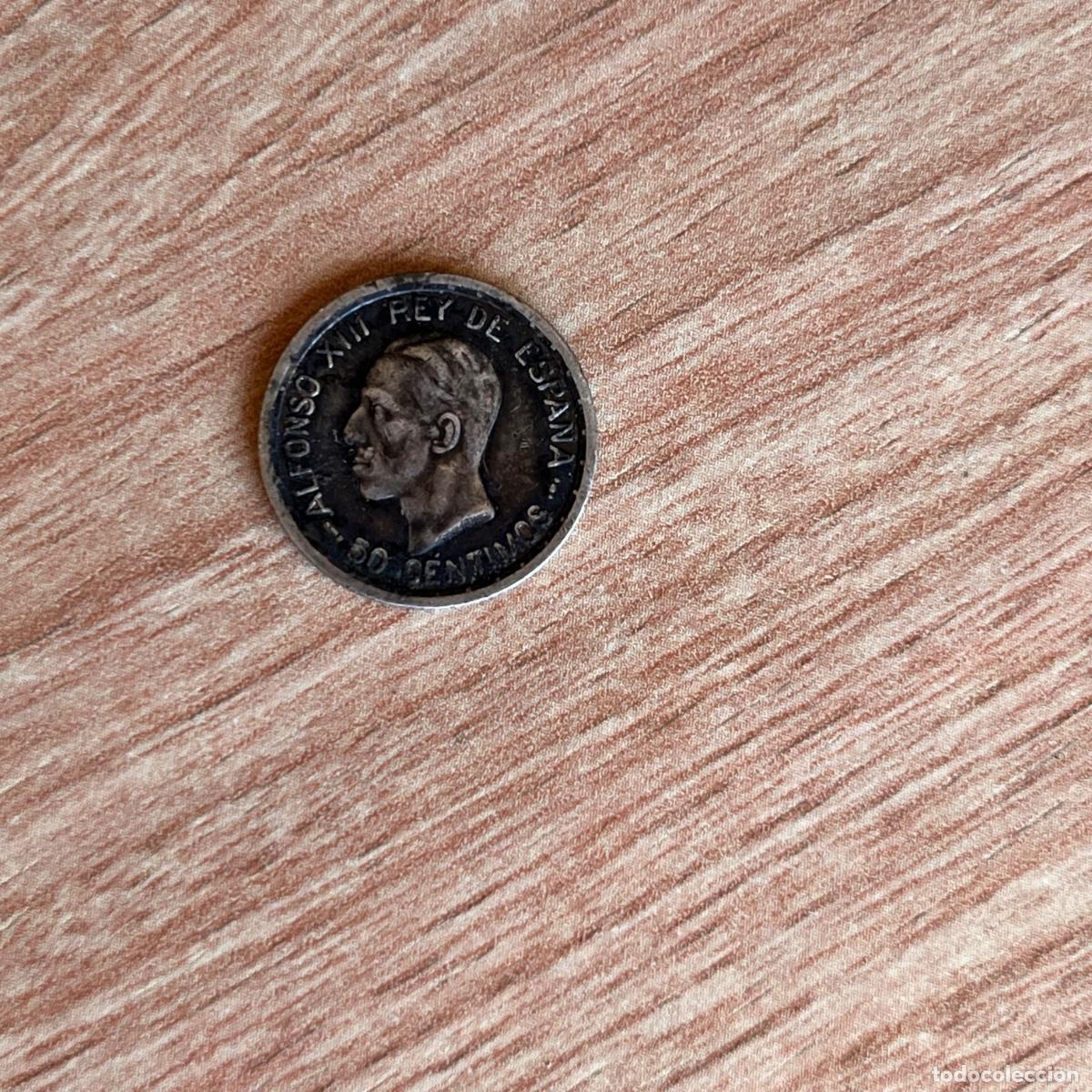 Monedas de Espa&ntilde;a: 50 C&Eacute;NTIMOS DE ALFONSO XIII 1926 - Foto 2