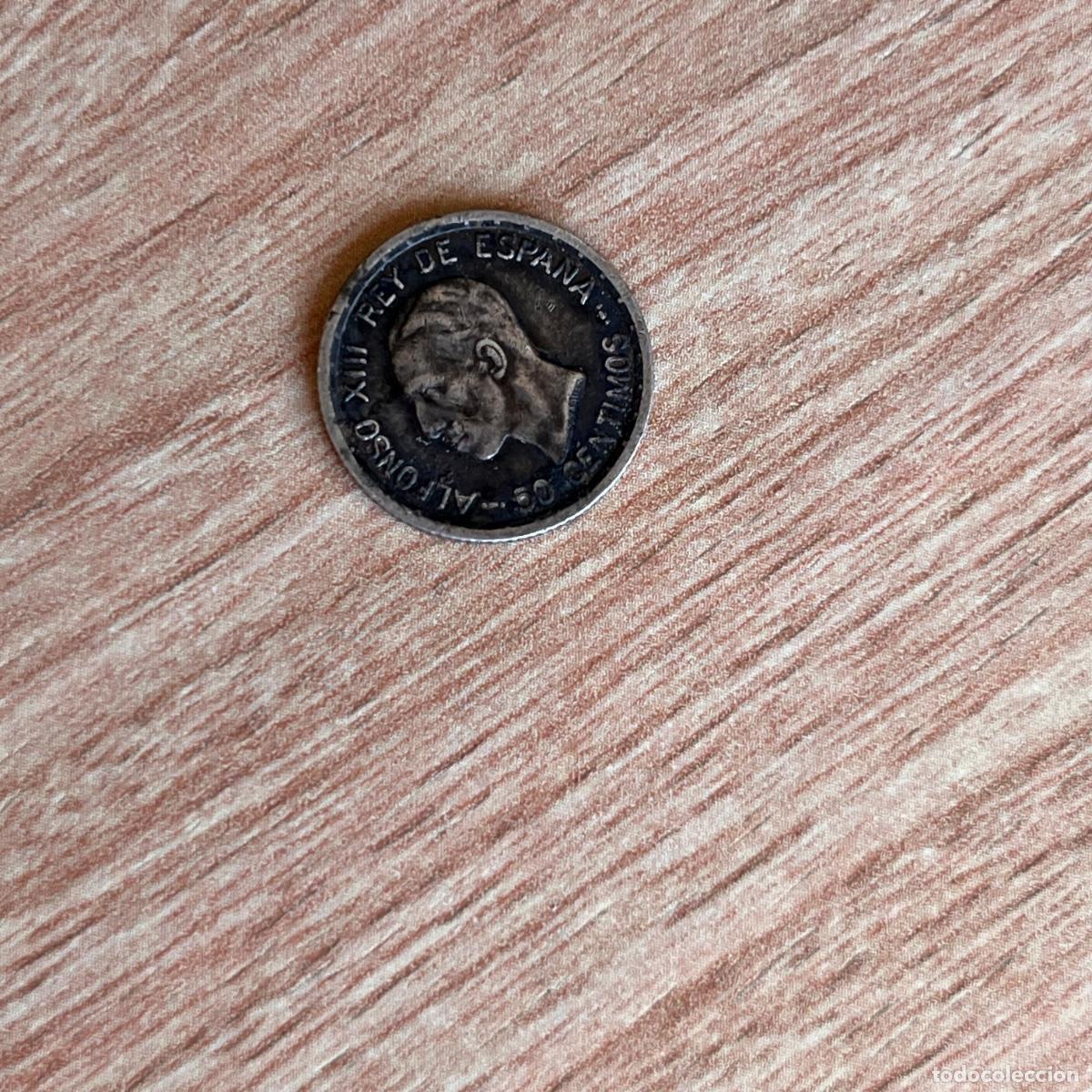 Monedas de Espa&ntilde;a: 50 C&Eacute;NTIMOS DE ALFONSO XIII 1926 - Foto 3