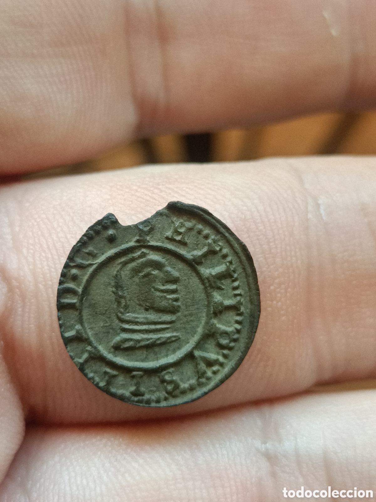 Monedas de Espa&ntilde;a: 4 Maraved&iacute;s Felipe IV Burgos 1663