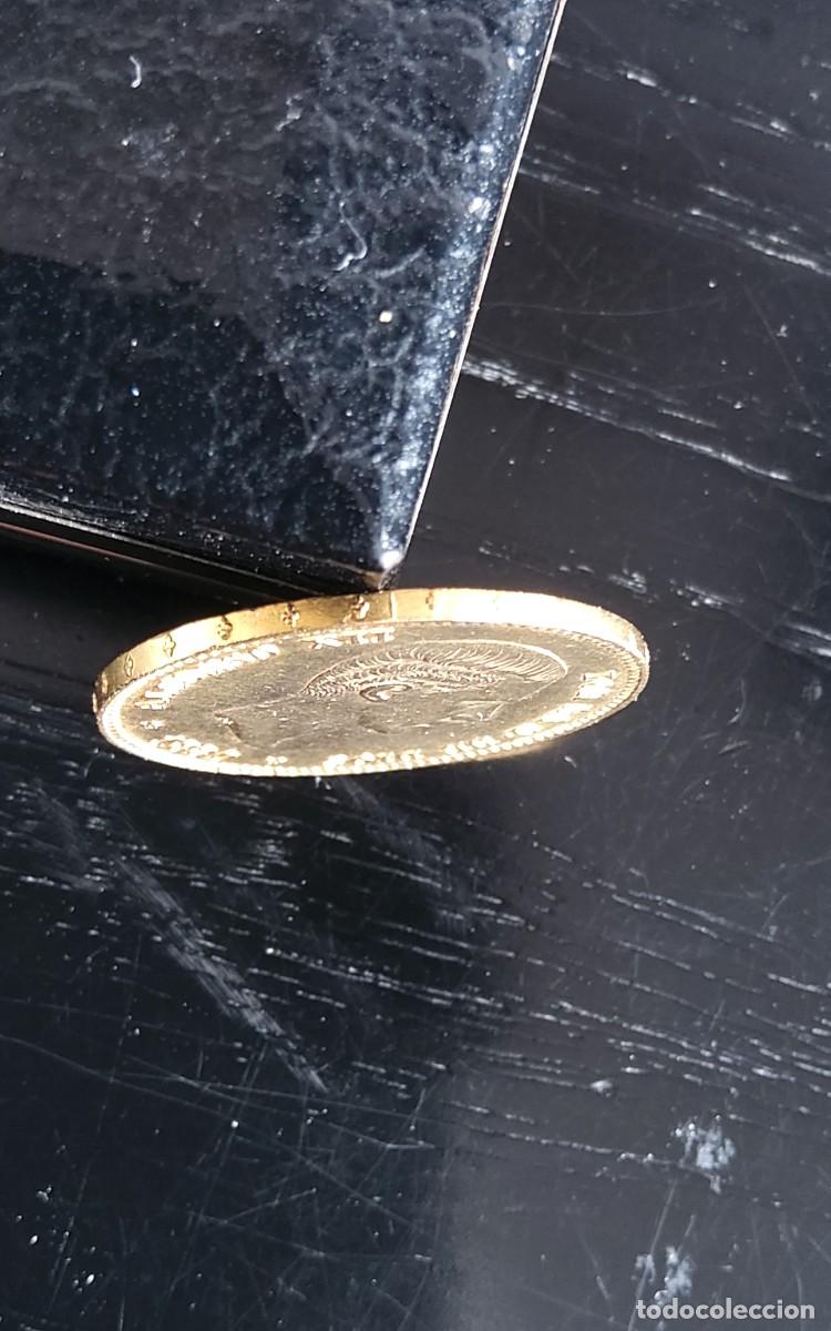 Monedas de Espa&ntilde;a: Moneda de oro 25 ptas. ALFONSO XII 1880 - Foto 7