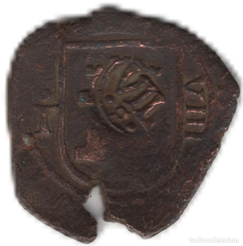 Monedas de Espa&ntilde;a: 8 maraved&iacute;s 1641 Felipe IV contramarcado Burgos
